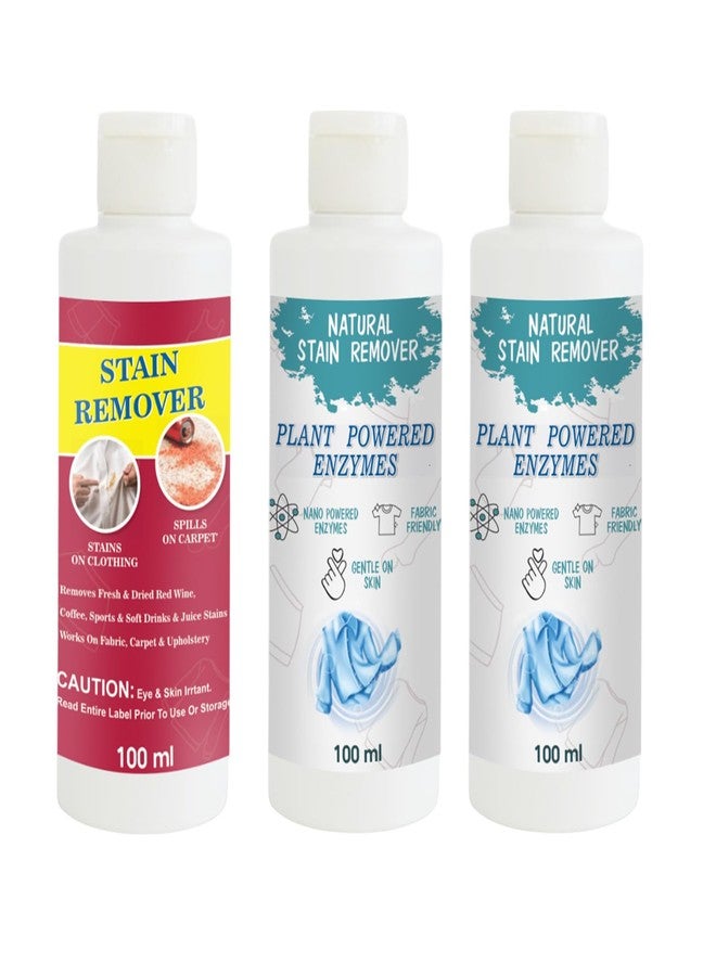 مجموعة مزيل بقع توفوس الحمراء، مزيل بقع القمصان، ومزيل بقع القمصان | محلول تنظيف متعدد الأسطح للملابس والأقمشة والمفروشات (100 غرام لكل عبوة) - Image 1